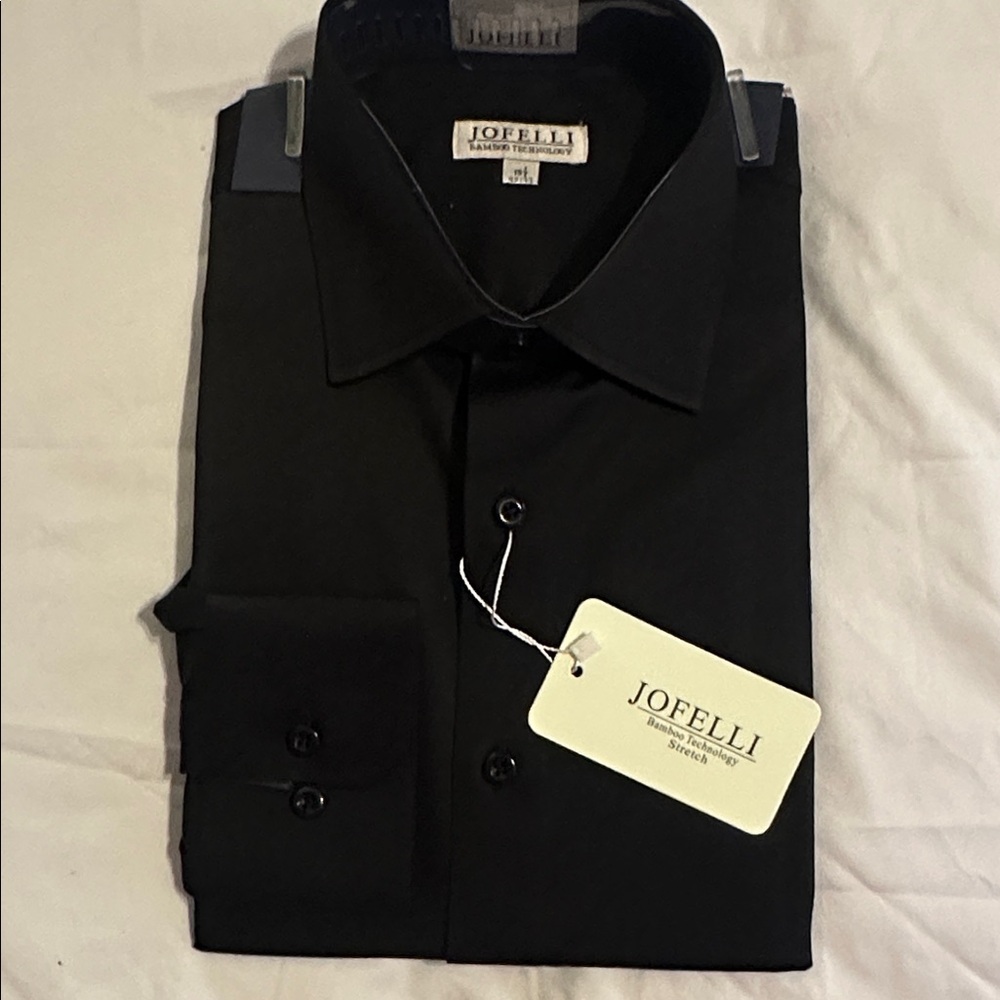 Men's Black Dress Shirt